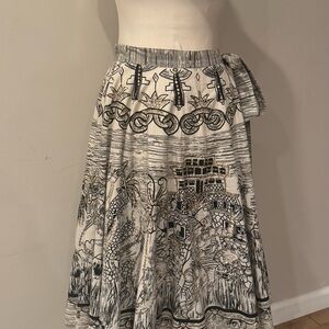 Elegant Mayan Printed Skirt